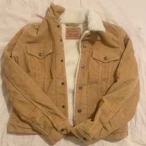 Levi Fur Coat. Size medium.